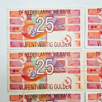 Nederland. - 6 x 25 Gulden 1989 - PL71 (Zonder minimumprijs)