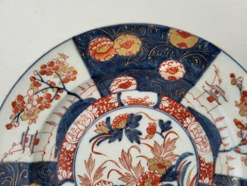 Bord - chine Kangxi belle assiette imari - Porselein
