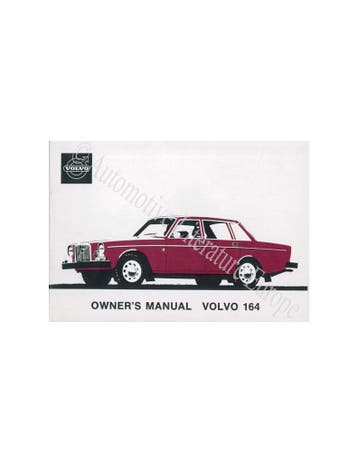 1974 VOLVO 164 INSTRUCTIEBOEKJE ENGELS