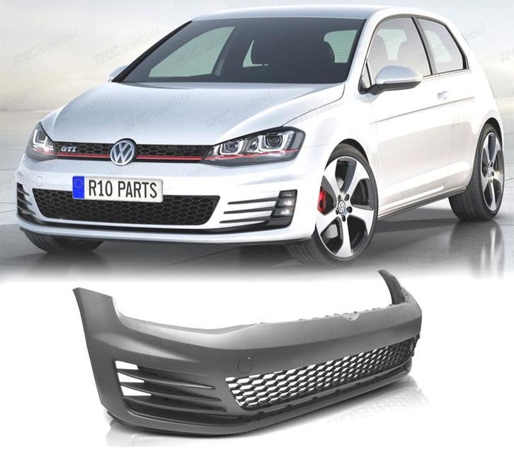 PARE CHOCS FRONTAL VOLKSWAGEN VW GOLF 7 LOOK GTI 12-17, Autos : Pièces & Accessoires, Carrosserie & Tôlerie, Envoi