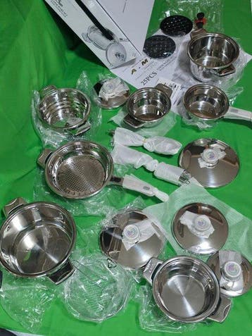 A.M.C. - Ensemble de casseroles (25) - Acier, Aluminium