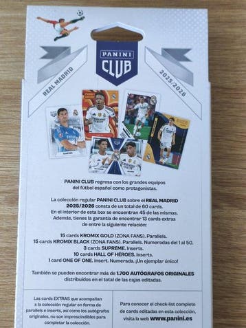 2025/26 Panini Club Real Madrid - 1 Sealed box - Presque, Verzamelen, Nieuw