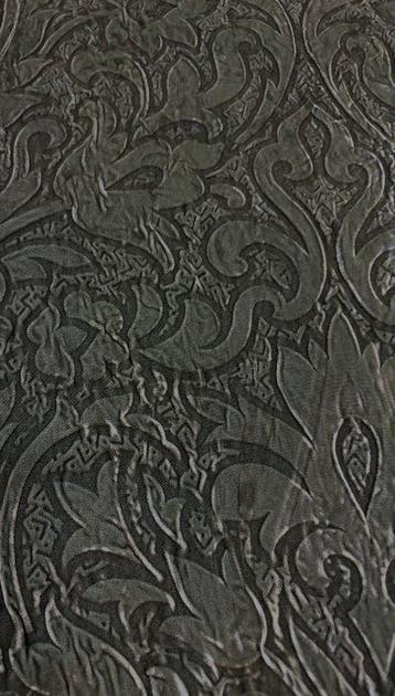 1757Verfijnd jacquardfluweel met goffrato reliëf en