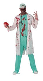 Dokter Zombie Halloween Kostuum Heren, Verzenden, Nieuw