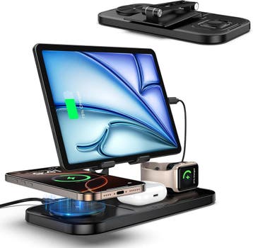 4-in-1 Laadstation Apple & iPad | Retour Deal | 46% Korting, Verzenden, Telefoonhanger of Accessoire