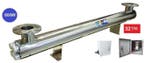Uv-c filter RVS 600w lamp 3 flens 32000l/u, Ophalen of Verzenden, Nieuw