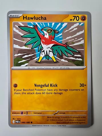 HAWLUCHA (PERFECT ORDER 046/088) (TRADING CARD), Gebruikt