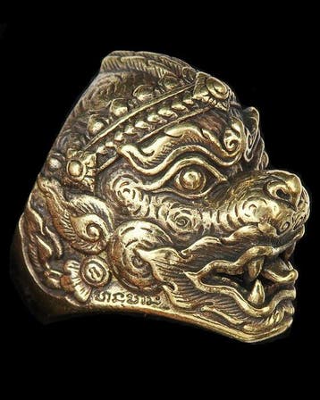 Ring van de Bewaker Yaksha, de Hemelse Krijger: Bescherming, Antiek en Kunst