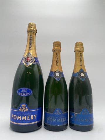 Pommery, 1 magnum, 0,75 x2 Pommery Royal - Champagne Brut,, Verzamelen, Nieuw
