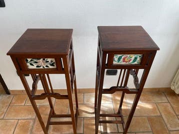 Meuble cabinet sur pied (2) - Bois, Céramique