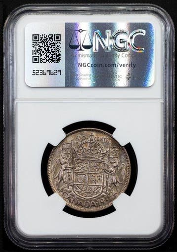 Canada. George VI. Half Dollar 1945