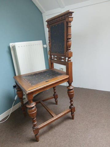 Stoel - Eik - Antieke houten stoel