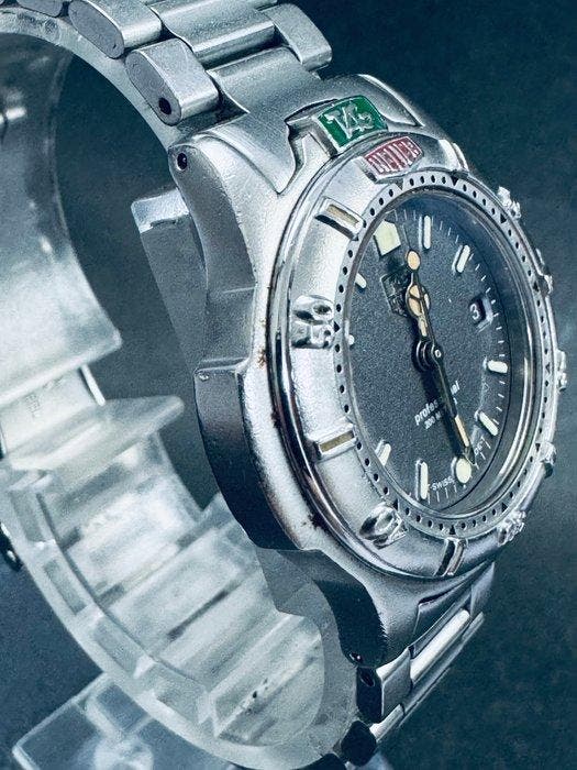 TAG Heuer - Professional 200m - Zonder minimumprijs -, Bijoux, Sacs & Beauté, Montres | Anciennes | Antiquités