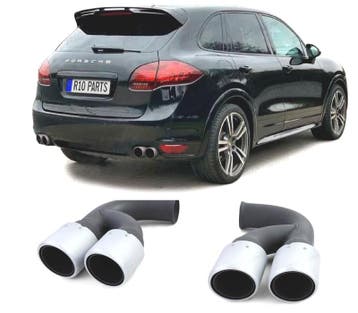 EMBOUT D´ÉCHAPPEMENT POUR PORSCHE CAYENNE 92A 10-14, Autos : Pièces & Accessoires, Systèmes d'échappement, Verzenden