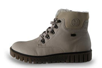 Rieker Veterboots in maat 40 Beige, Kleding | Heren, Schoenen, Overige kleuren, Verzenden, Boots, Zo goed als nieuw