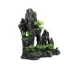 Rotsformatie met planten OS-107 - aquarium decoratie, Ophalen of Verzenden