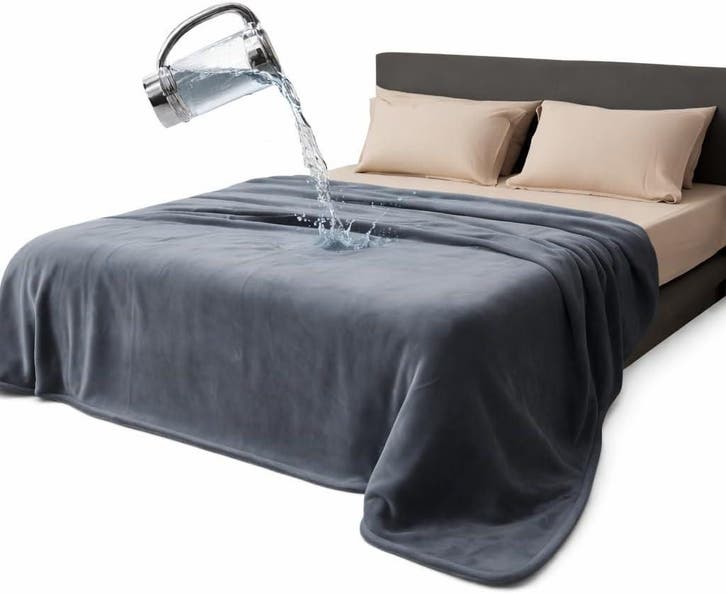 Waterdichte Deken 152x203cm | Retour deal | -34% Korting, Huis en Inrichting, Slaapkamer | Beddengoed, Grijs, Zo goed als nieuw