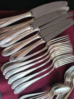 BSF - Ménagère pour 6 personnes (44) - Plaqué(e) argent -