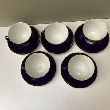 Lomonosov Imperial Porcelain Factory - Koffieservies (10) -