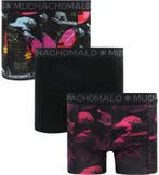 Muchachomalo Boxershorts 3-Pack Binary maat L Heren, Verzenden, Zwart, Muchachomalo, Boxer