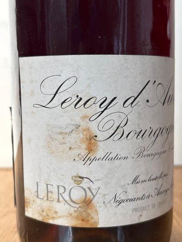 1969 Leroy dAuvenay Bourgogne - Bourgogne - 1 Bouteille, Verzamelen, Nieuw