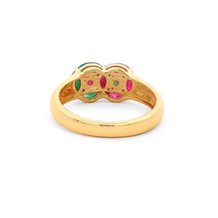 Zonder minimumprijs - Ring Zilver - 0.96ct. tw. Gemengde, Handtassen en Accessoires, Ringen