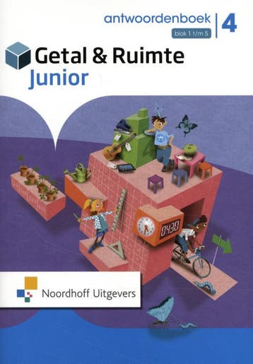 Getal & Ruimte jr groep 4 antwoorden deel 1 9789001873196, Boeken, Verzenden, Zo goed als nieuw
