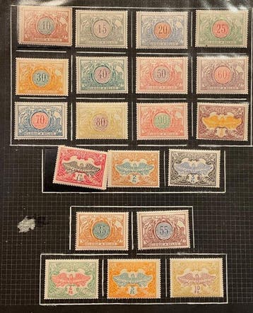 Belgique 1902/1914 - Collection spéciale de timbres
