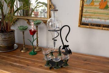 Drankservies (8) - Grappa / Liqueur Dispenser Set with 6