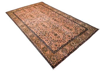orange vintage - Tapis - 275 cm - 170 cm - avec certificat