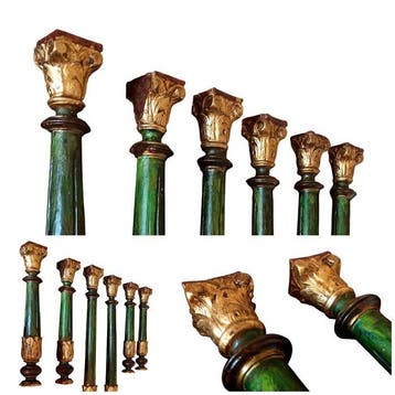 Ornement architectural (6) - circa 1900 - Colonne, Antiquités & Art