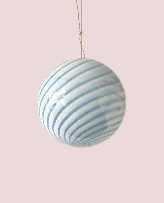 MIMU interior - Lustre - CLOUD BLUE SWIRL D40 - Verre de, Antiquités & Art, Antiquités | Éclairage