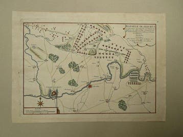 België - Charleroi / Fleurus; Nicolas de Fer - Bataille de