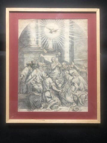 Italian School (XVII-XVIII) - Pentecoste - NO RESERVE