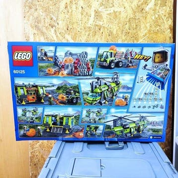 Lego Set - 60125 - City - Volcano Heavy-lift Helicopter, Nieuw