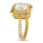 Bague - 18 carats Bague en or jaune 18 carats, diamant de, Bijoux, Sacs & Beauté