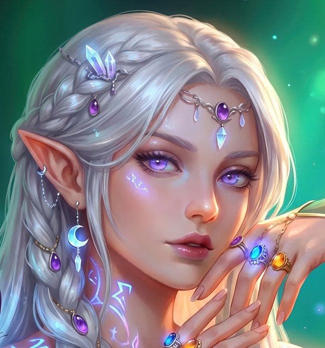 Kleury.art - Emerald Arcanist” by Kleury.art (1/5), Antiek en Kunst, Antiek | Speelgoed