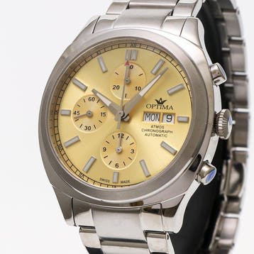 Optima - ATMOS Valjoux automatic - OSAC449-SS-14 - Zonder