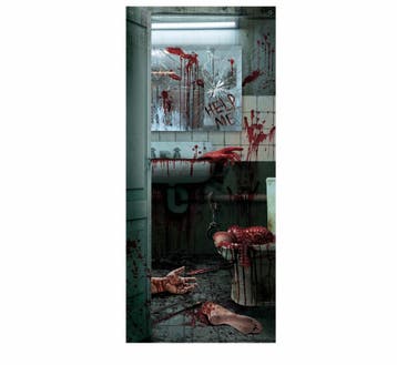 Halloween Wanddecoratie Poster Ledematen 1,8m, Verzenden