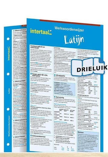 Werkwoordenwijzer Latijn uitklapkaart 9789054516866, Boeken, Schoolboeken, Verzenden, Zo goed als nieuw, Intertaal
