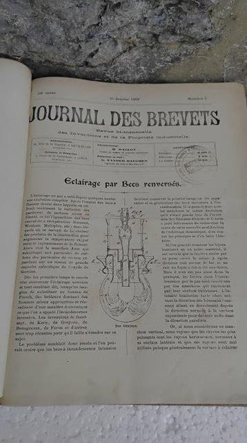 Journal des brevets - 1909, Antiquités & Art