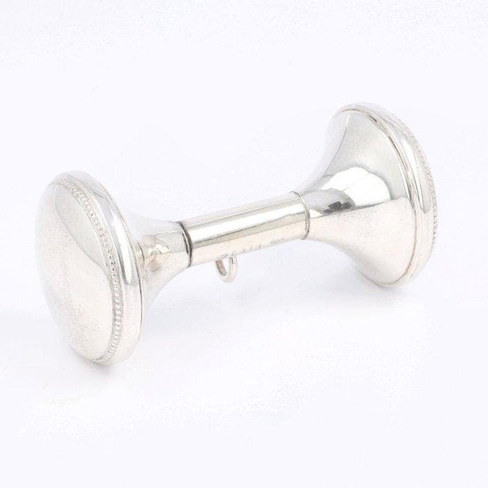 NO RESERVE - La Niki (Schoonhoven 2001) Baby rammelaar -, Antiquités & Art, Antiquités | Argent & Or