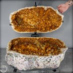 Museumstuk 63,9KG Citrien-Agaat juwelenkistje van hoogste