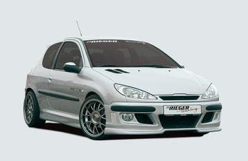 Rieger grill | 206: 09.98-05.06 - Cabrio CC, Sedan | stuk on, Verzenden, Nieuw, Peugeot
