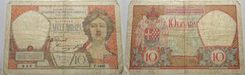 10 Dinara 26 5 1926 Jugoslawien Alexander I, 1921-1934, Postzegels en Munten, Bankbiljetten | Europa | Niet-Eurobiljetten, Verzenden