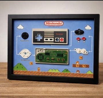 Nintendo - Nes - Nintendo Controller Display - Gaming