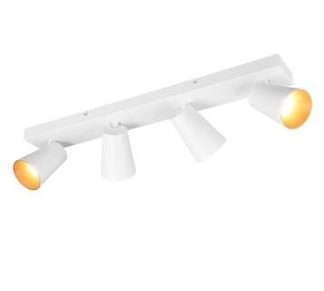 Trio SHARP plafondspot | GU10 Fitting | wit mat | Ø 8 cm | I, Verzenden