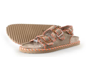 Colors of California Slippers in maat 41 Beige, Slippers, Verzenden, Beige, Zo goed als nieuw