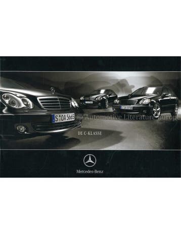 2004 MERCEDES BENZ C KLASSE BROCHURE NEDERLANDS
