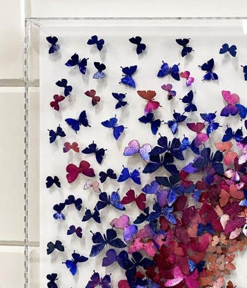 Mike Blackarts - Infinite Butterflies - 3D artwork, Antiek en Kunst